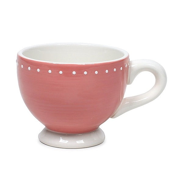 Kubek ceramiczny Marieke Pink Dots, 200 ml