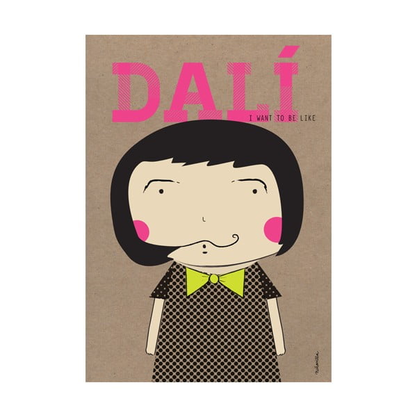 Plakat NiñaSilla Dali, 21x42 cm
