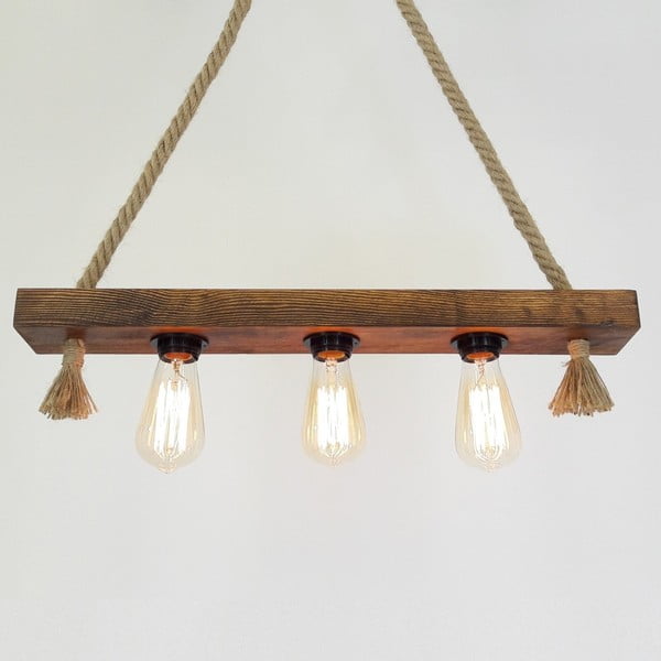 Drewniana lampa wisząca Kutuk-image-1