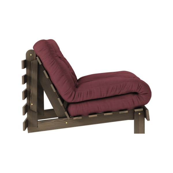 Bordowy fotel Roots – Karup Design-image-3