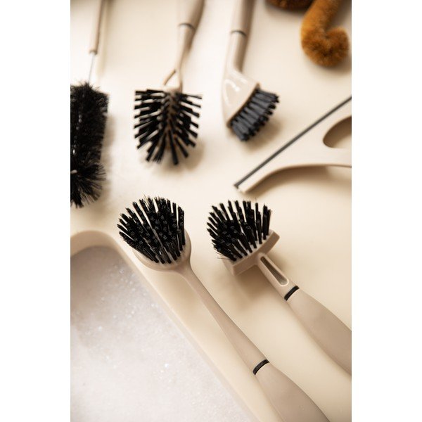Szara szczotka do mycia naczyń Kitchen Craft Natural Elements Grey-image-1
