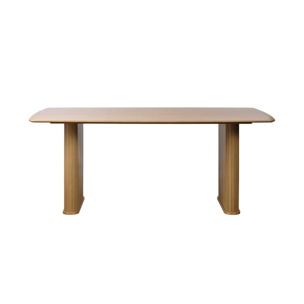 Stół z blatem w dekorze dębu 100x190 cm Nola – Unique Furniture
