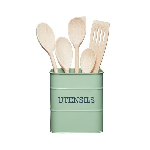 Zielony stojak na akcesoria kuchenne Kitchen Craft-image-1
