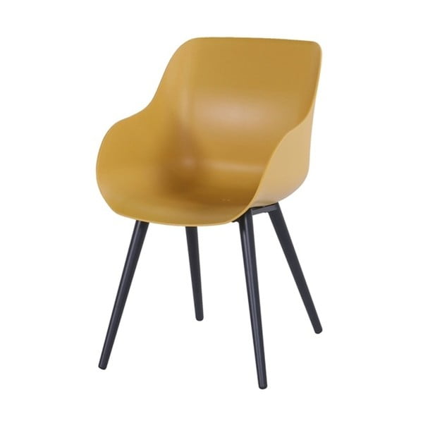 Komplet 2 żółtych krzeseł ogrodowych Hartman Sophie Organic Studio Chair