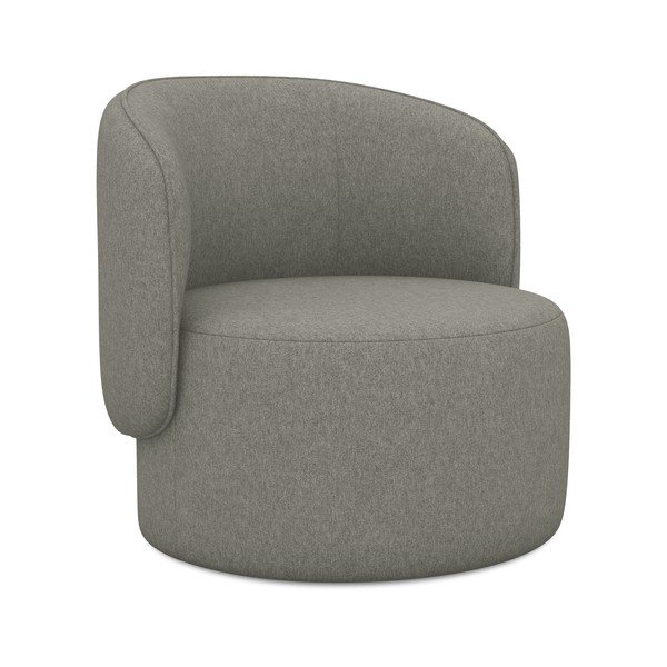 Szary fotel Ipo – Makamii