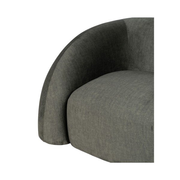 Ciemnozielony aksamitny fotel Archie – Ixia-image-4