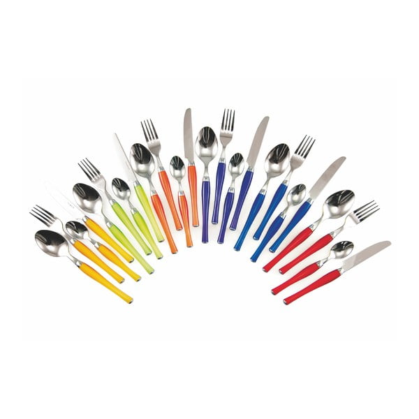 24-częściowy komplet sztućców Villa d'Este Arcobaleno