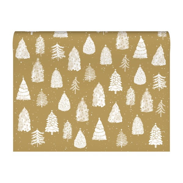 Papiery do pakowania prezentów ze świątecznym motywem zestaw 5 szt. 69,5x48,5 cm Wild Winter Forest – Roger la Borde