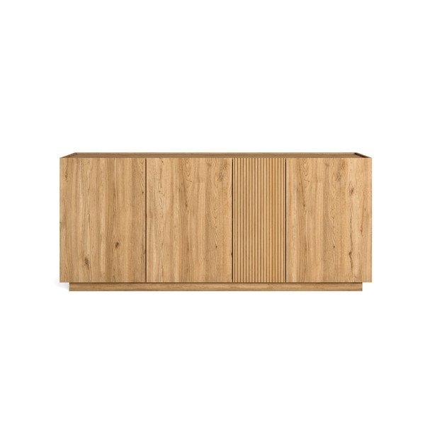 Niska komoda w dekorze dębu 181x78 cm Rayana – Marckeric