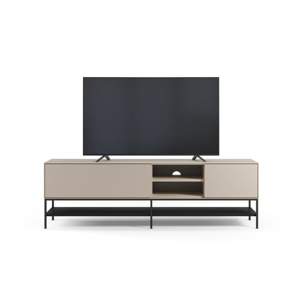 Kremowa szafka pod TV 180x55x35 cm Amira – Marckeric-image-2