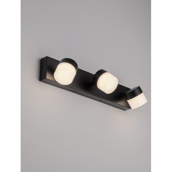 Aluminiowy kinkiet LED w kolorze matowej czerni Teko – Nova Luce-image-1