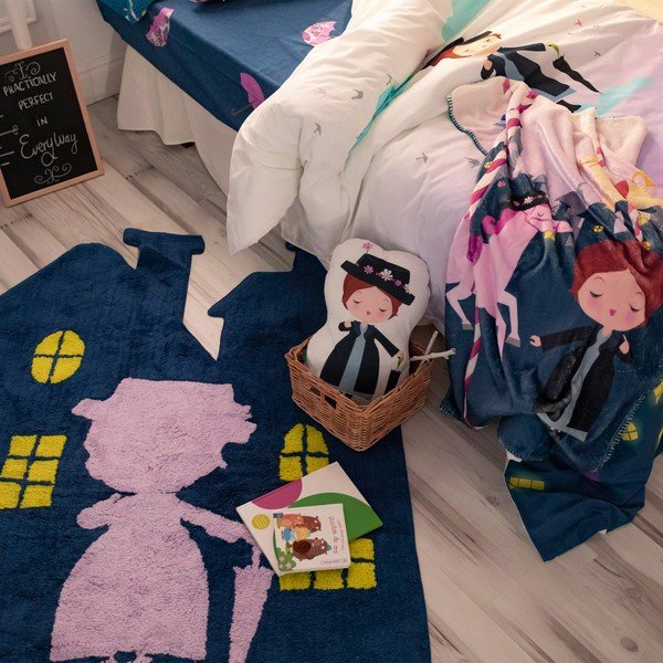 Ciemnoniebieski dywan dziecięcy 120x160 cm Nanny – Mr. Fox-image-1