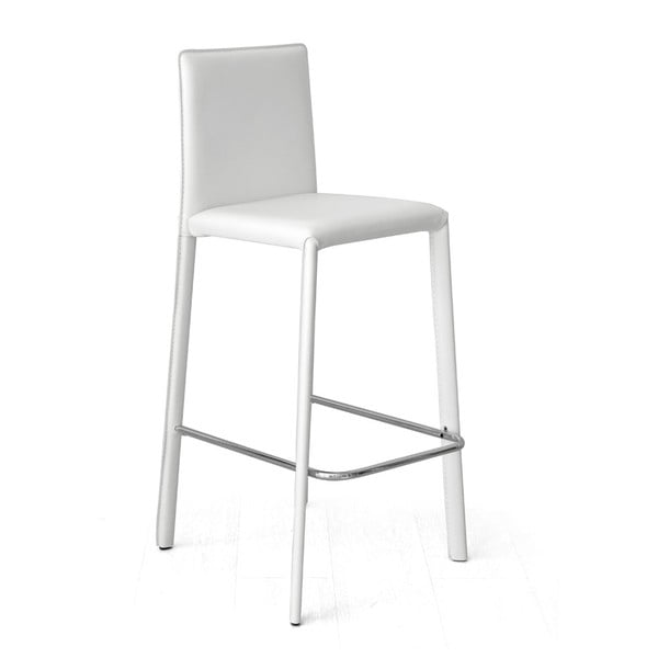 Krzesło barowe Fisso, białe