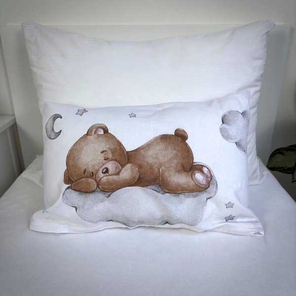 Bawełniana pościel dziecięca do łóżeczka 100x135 cm Teddy "Moon" – Jerry Fabrics-image-1