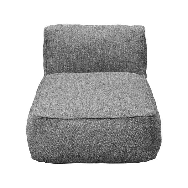 Szary moduł sofy ogrodowej (z szezlongiem) Grow – Blomus