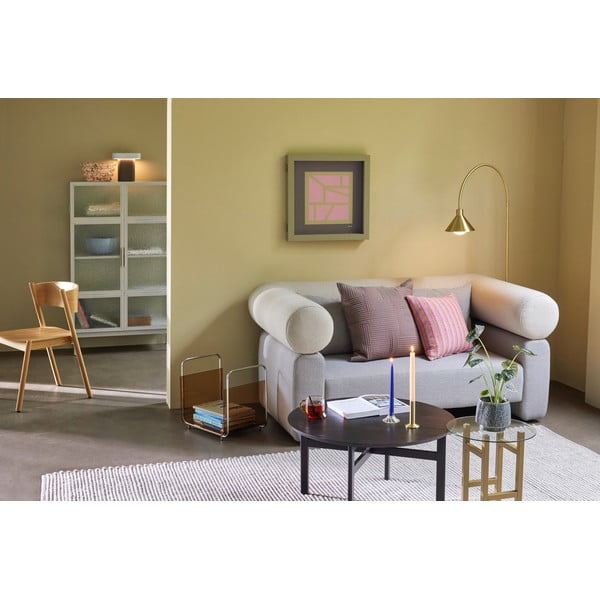 Czarny okrągły stolik ø 80 cm Fjord – Hübsch-image-1