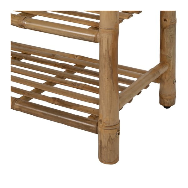 Bambusowy zestaw do przedpokoju w naturalnym kolorze 70x175x32 cm Manali – Ixia-image-4