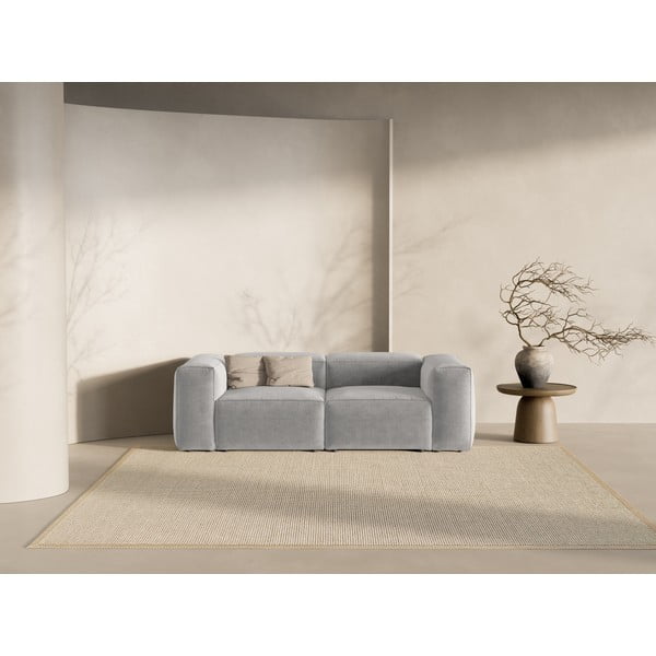 Jasnoszara sofa 224 cm Bergamo – Cosmopolitan Design-image-1