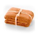 Ciemnopomarańczowy koc z mikrowłókna DecoKing Henry, 220x240 cm