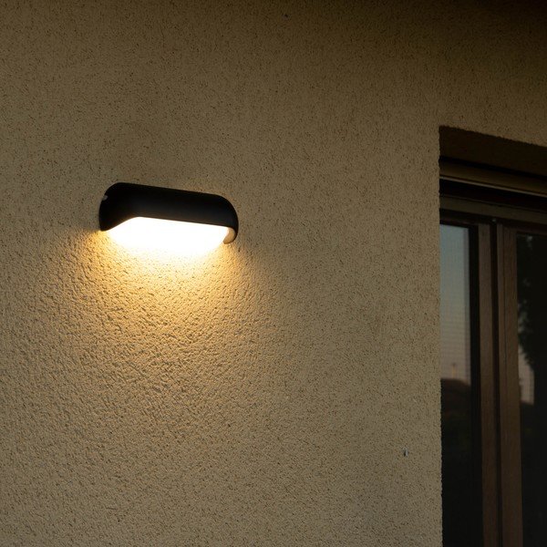 Czarny kinkiet SULION Sia, dł. 20 cm-image-2