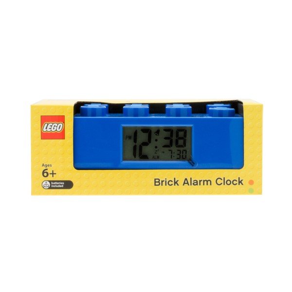Niebieski zegar z budzikiem LEGO® Brick-image-2