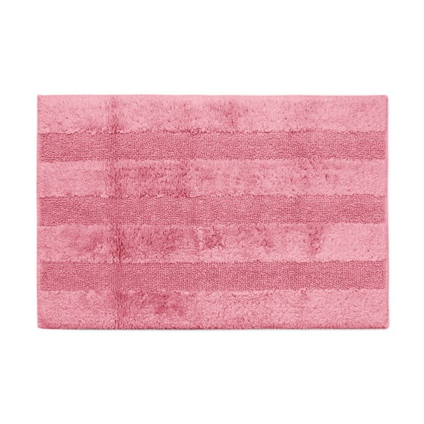 Różowy dywanik łazienkowy Jalouse Maison Tapis De Bain Cerisier, 60x90 cm