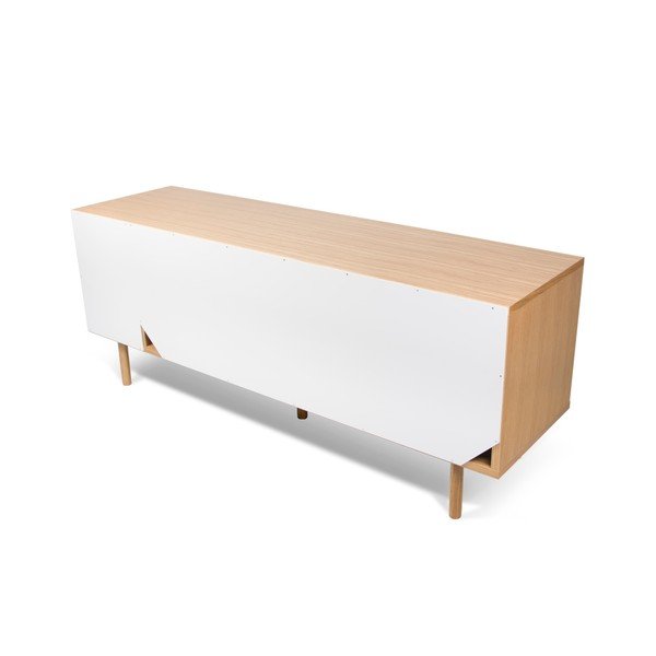Biało-szara szafka Dann TemaHome Dann Oak-image-1