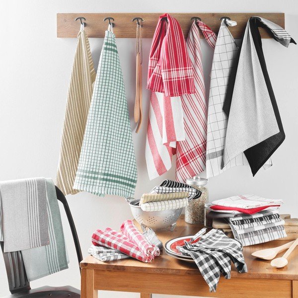 Bawełniane ścierki zestaw 3 szt. 50x70 cm Vibrato – douceur d'intérieur-image-1