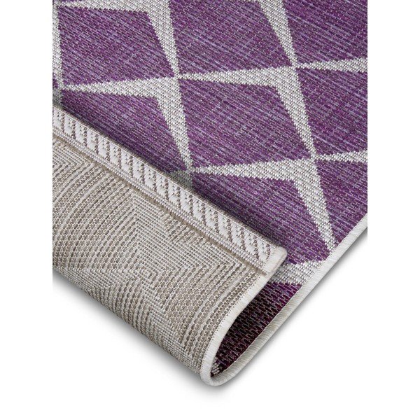 Fioletowo-beżowy chodnik zewnętrzny NORTHRUGS Escala, 70x300 cm-image-4