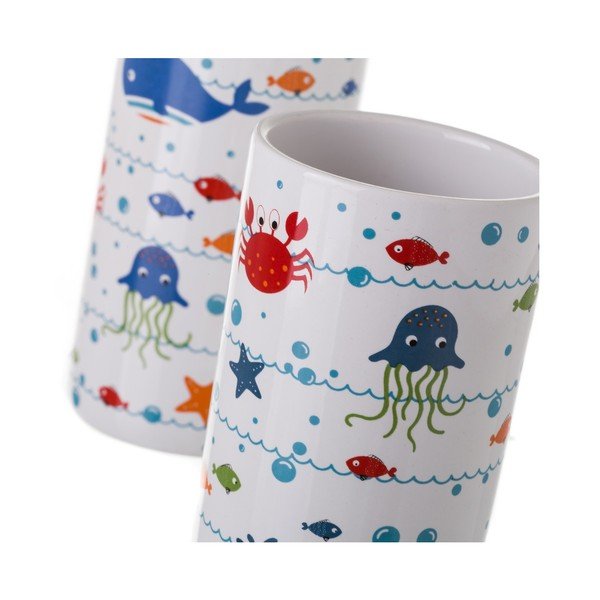 Biały zestaw akcesoriów łazienkowych Aquario – Casa Selección-image-1