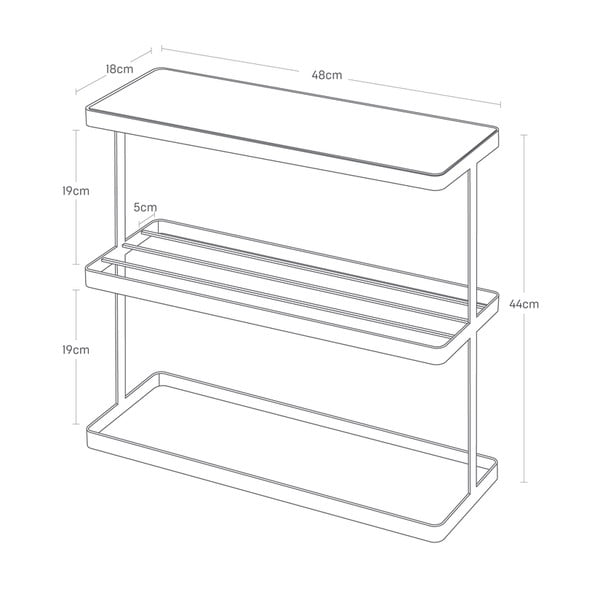 Stolik 18x48 cm Frame – YAMAZAKI-image-2