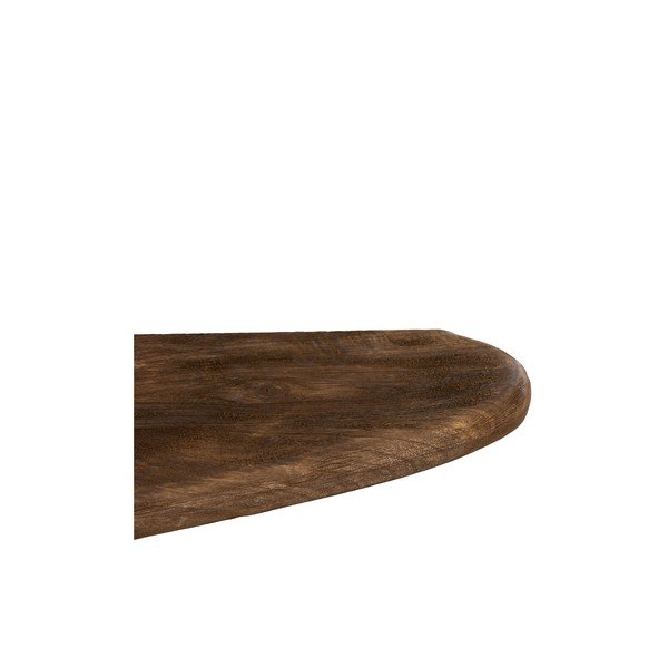 Półka z litego drewna mango w ciemnym naturalnym kolorze 49 cm Ginosu – Light & Living-image-2