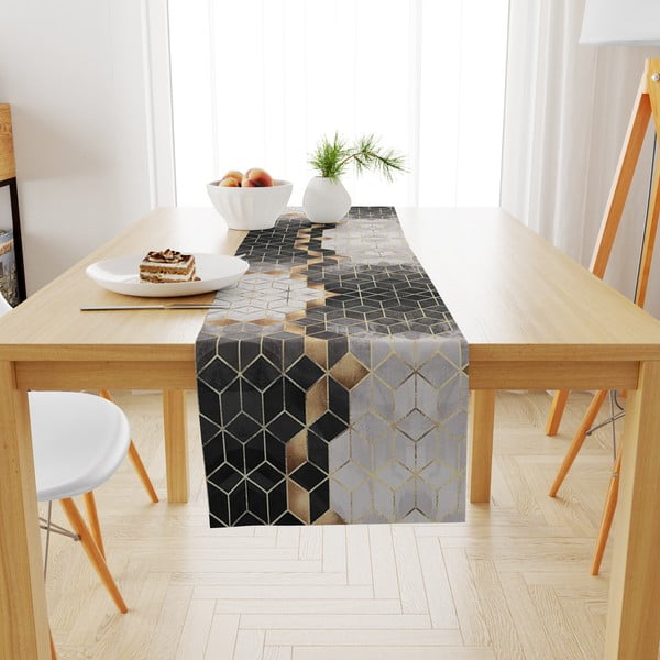 Bieżnik 140x45 cm Optic – Minimalist Cushion Covers-image-2