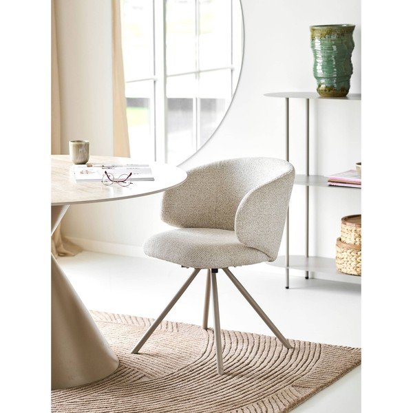 Beżowe tapicerowane krzesło Fulham – House Nordic-image-1