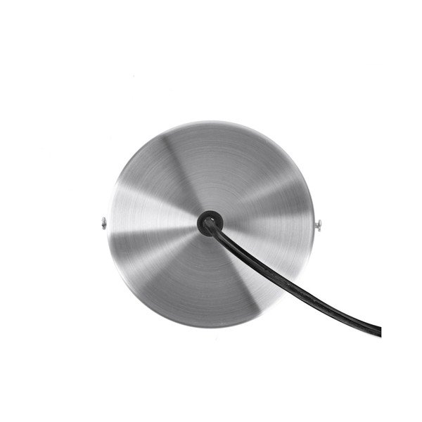 Szara lampa wisząca z elementami w kolorze srebra Leitmotiv Refine, ⌀ 40,5 cm-image-1