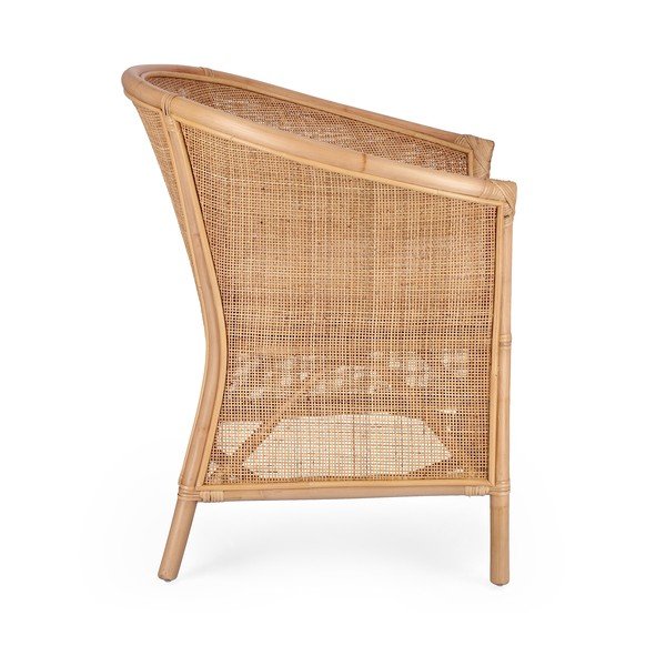 Rattanowy fotel ogrodowy w naturalnym kolorze Adelfa – Bizzotto-image-3