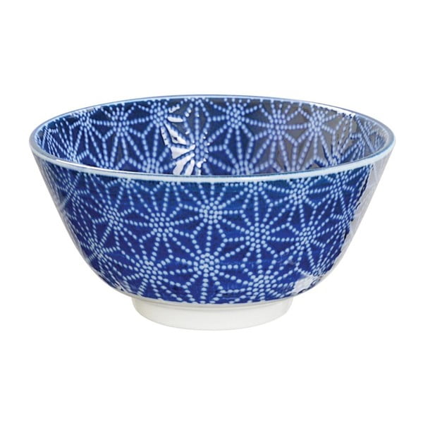 Niebieska porcelanowa miska na ryż Tokyo Design Studio Star, ⌀ 12 cm