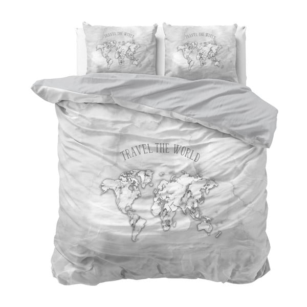Dwuosobowa pościel bawełniana Sleeptime World, 200x220 cm