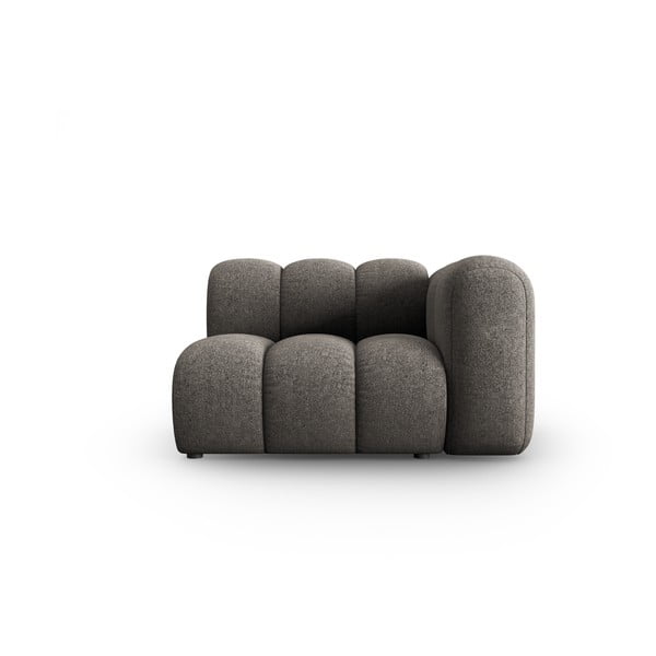 Ciemnoszary moduł sofy (prawostronny) Lupine – Micadoni Home