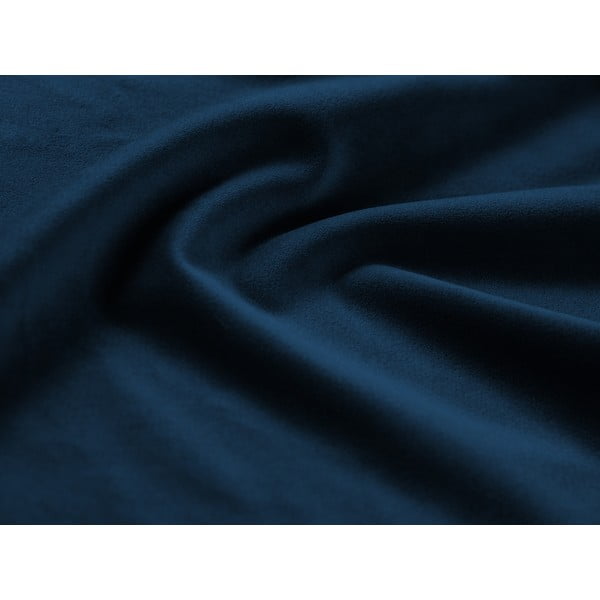 Niebieski aksamitny podnóżek Kyoto – Cosmopolitan Design-image-4