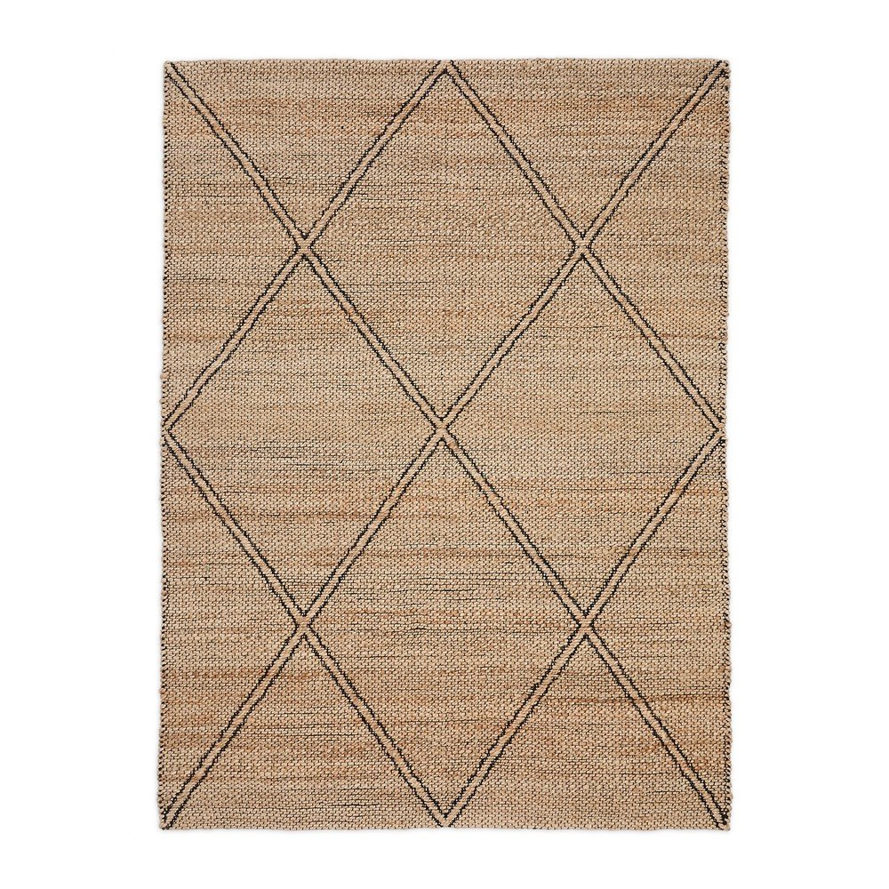 Dywan z juty tkany ręcznie w naturalnym kolorze 160x230 cm Vallalta – Kave Home