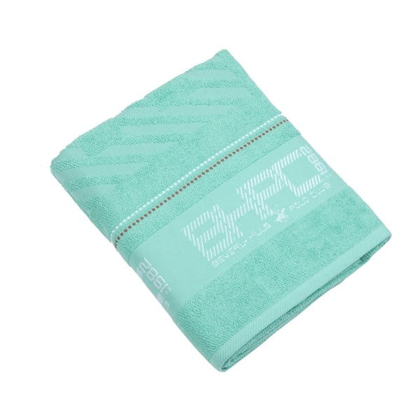Ręcznik bawełniany BHPC 80x150 cm, pastelowy zielony