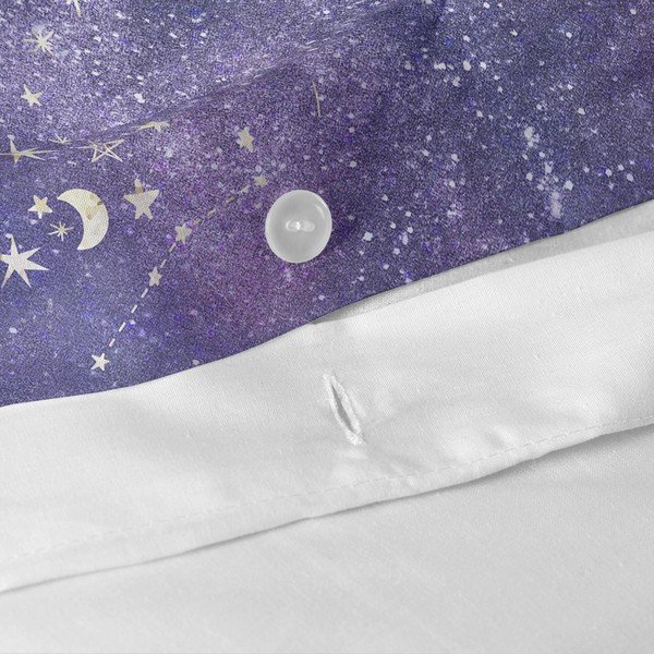 Bawełniana poszwa na kołdrę Happy Friday Basic Ultraviolet, 140x200 cm-image-3