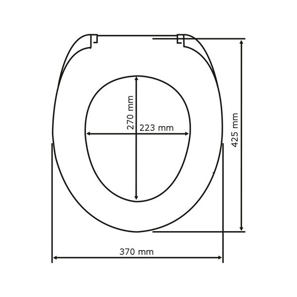 Deska sedesowa Wenko Wood, 42,5x37 cm-image-3