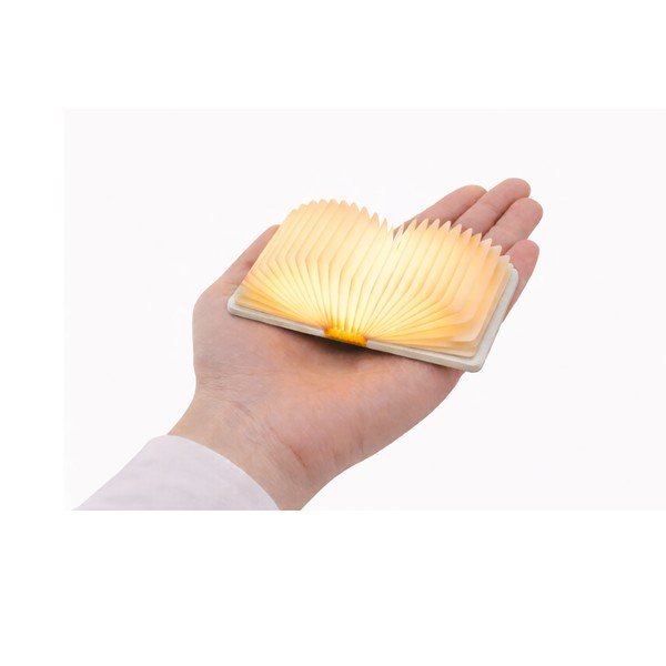 Biała dekoracja świetlna na USB BookLight – Gingko-image-3