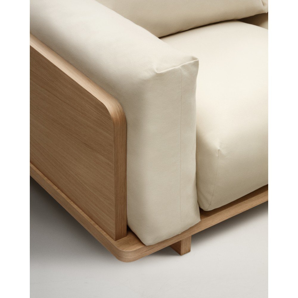 Beżowa sofa 225 cm Oaq – Kave Home (zdjęcie 4)