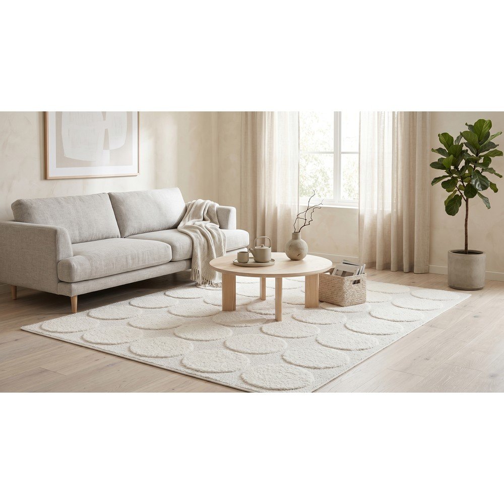Kremowy dywan 120x170 cm Bubble – ESTE (zdjęcie 3)