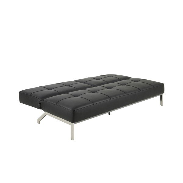 Czarna sofa rozkładana Actona Perugia-image-3