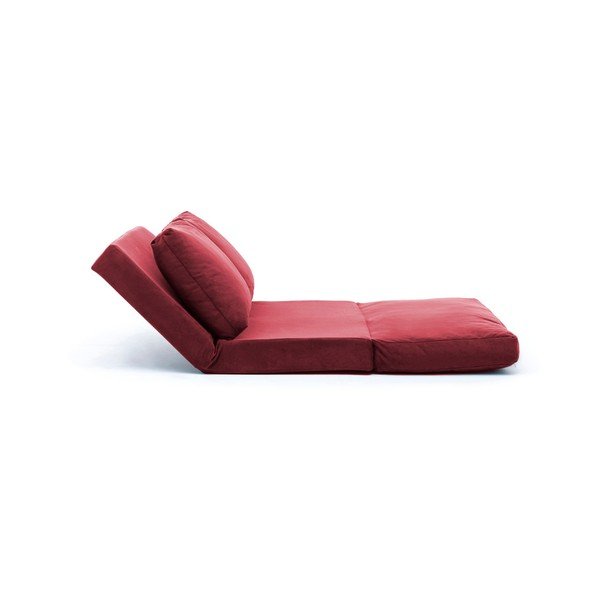 Bordowa rozkładana sofa 120 cm Taida – Balcab Home-image-3