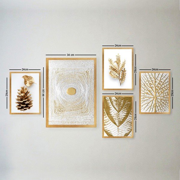 Obrazy zestaw 5 szt. 34x44 cm – Wallity-image-3